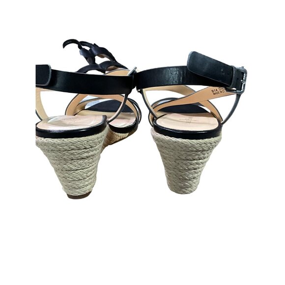 Cole Haan Coke Hahn‎ Wedge Sandals Black Size 8B - Picture 7 of 8